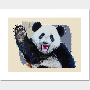 Happy Panda Posters and Art